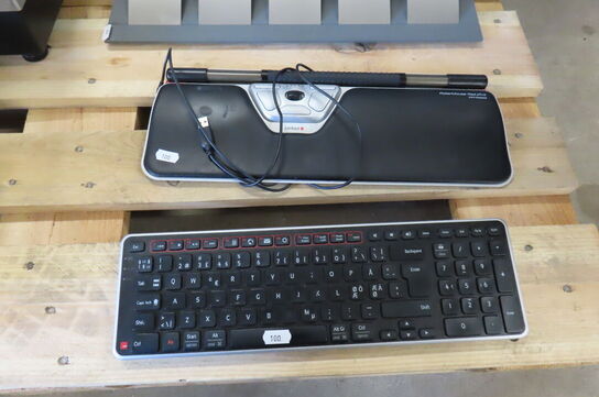 Rollermouse samt tastatur CONTOUR