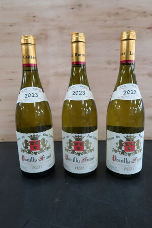 3 fl. Hvidvin POUILLY-FUMÉ, 75cl.