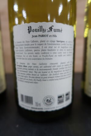 3 fl. Hvidvin POUILLY-FUMÉ, 75cl.