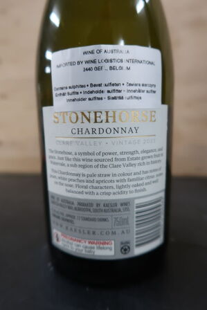 3 fl. Vin STONEHORSEChardonnay samt SHERWOOD ESTATE Stratum 2023, 75cl.