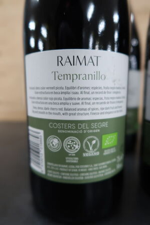 5 fl. Rødvin RAIMAT Tempranillo Pirinenca 2020, 75cl.