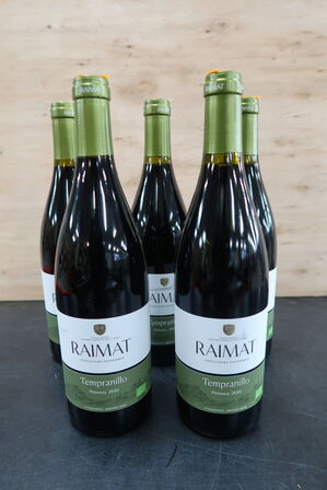 5 fl. Rødvin RAIMAT Tempranillo Pirinenca 2020, 75cl.