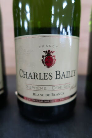 4 fl. Blanc de Blancs CHARLES BAILLY Supreme Demi-Sec, 75cl.