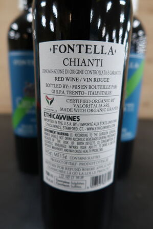 6 fl. Rødvin FONTELLA Chianti DOCG, 75cl.