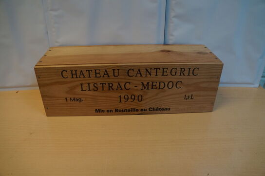 1 fl.  CHATEAU CANTEGRIC LISTRAC-MEDOC 1990 MAGNUM