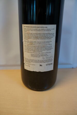 1 fl. CHATEAU LA ROSE MARÉCHALE CRU BOURGEOIS 1985