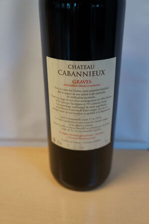 3 fl.  CHATEAU CABANNIEUX GRAVES 2005