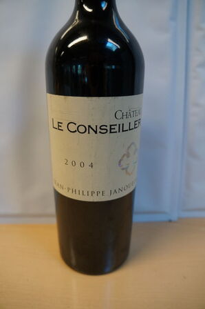 1 fl.  CHATEAU LE CONSEILLER JEAN-PHILIPPE JANOUEIX 2004