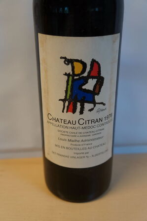 1 fl. CHATEAU CITRAN HAUT-MEDOC 1976