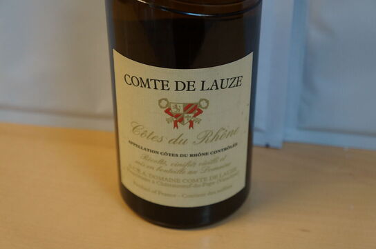 1 fl.  COMTE DE LAUZE COTES DU RHONE 2019