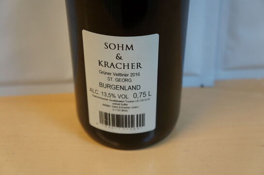 1 fl. SOHM&KRACHER  ST. GEORG GRUNER WELTLINER 2016