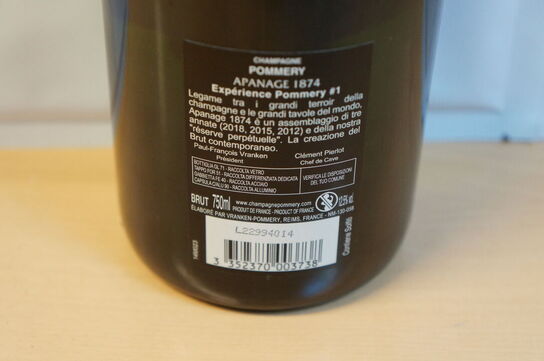 2 fl.  CHAMPAGNE POMMERY 