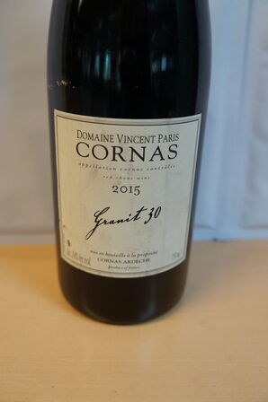 3 fl.  CORNAS DOMAINE VINCENT PARIS 2015
