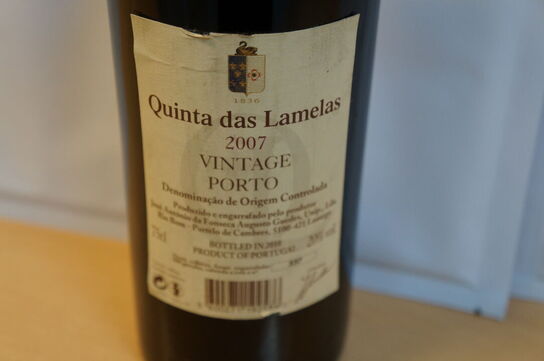 1 fl.  QUINTA DAS LAMELAS VINTAGE PORTO 2007