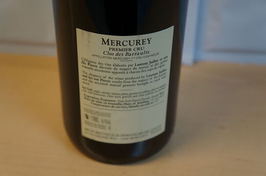 5 fl. MERCUREY CLOS DE BARRAULTS DOMAINE MICHEL JUILLOT 2022