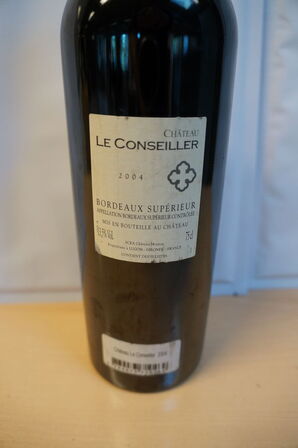 1 fl.  CHATEAU LE CONSEILLER JEAN-PHILIPPE JANOUEIX 2004