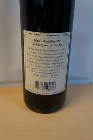 3 fl. CHATEAU HANTEILLAN HAUT-MEDOC 1995