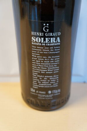 1 fl.  SOLERA RATAFIA CHAMPENOIS HENRI GIRAUD