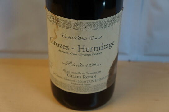 3 fl.  CROZES-HERMITAGE GILLES ROBIN 1999