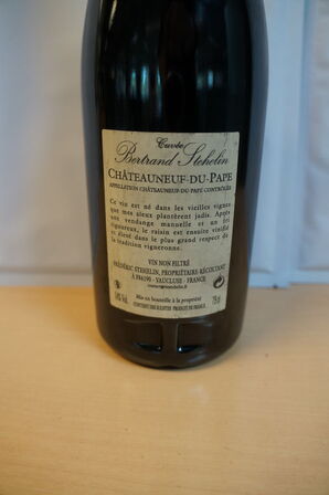 1 fl.  CHATEANEUF DU PAPE CUVEE BERTRAND STEHELIN 2012