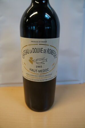 3 fl. CHATEAU LA DOUVE DE ROMEFORT HAUT-MEDOC 1993