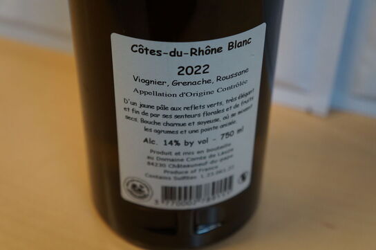 1 fl. COMTE DE LAUZE COTES DU RHONE 2022