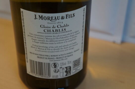 3 fl.  CHABLIS J. MOREAU & FILS 2023