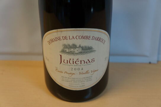 4 fl. JULIENAS DOMAINE DE LA COMBE DARROUX 2004