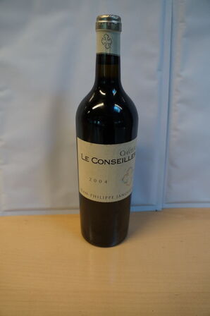 1 fl.  CHATEAU LE CONSEILLER JEAN-PHILIPPE JANOUEIX 2004