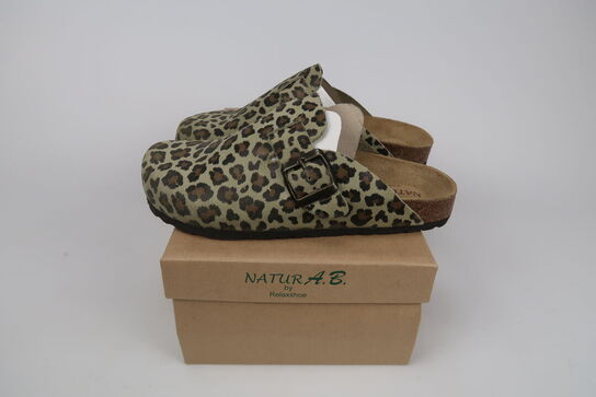 Relaxshoe læder sko Tiger Bamboo - Str. 40
