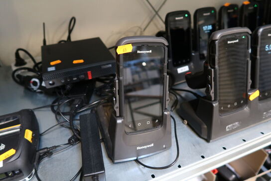 Labelprinter ZEBRA ZQ511 samt håndholdsscanner HONEYWELL
