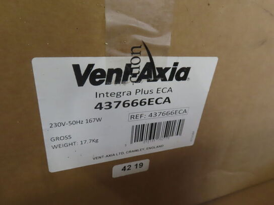 Palle med ventilationsanlæg - COMFORT CT150, VENTAXIA