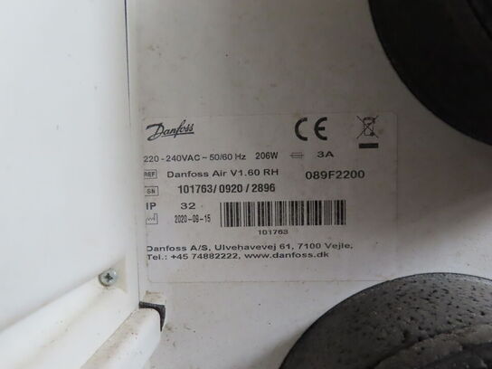 2 stk. Ventilationsanlæg - DAFFOSS AIR W2 & V1