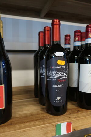 3 fl. rødvin, Sangiovese Ross Assai, Toscana 2021