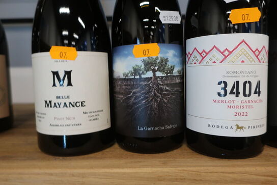 7 fl. blandet vin