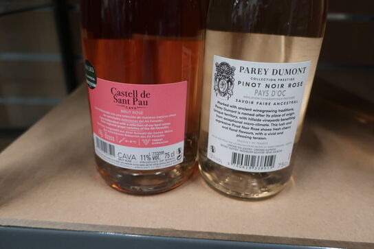 3 fl. blandet vin