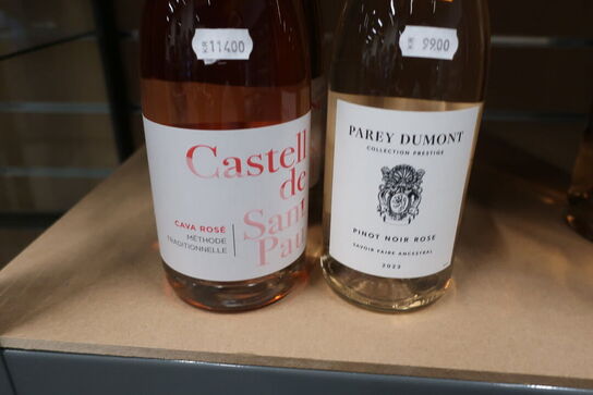 3 fl. blandet vin