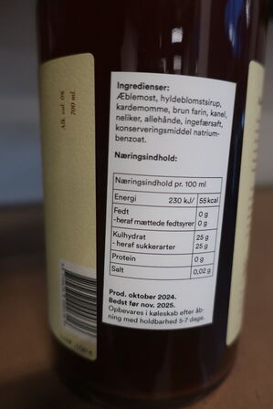 4 fl. gløgg, Oremandsgaard gods, alkoholfri gløgg