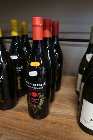 3 fl. vermouth, Chazalettes & Co, Vermouth Di Torino, Rosso