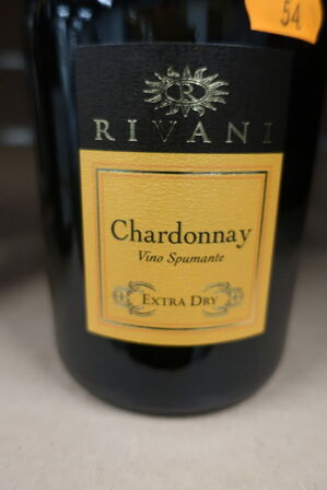 3 fl. musserende hvidvin, Rivani, Chardonnay 