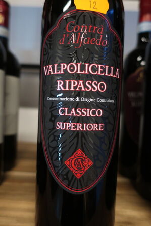 3 fl. rødvin, Contra d'Alfaedo, Valpolicella Ripasso 2019 Superiore