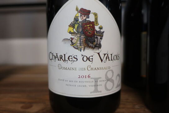 2 fl. rødvin, Domaine des Chanssaud, Charles de Vallois 2016