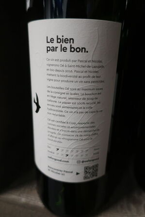 4 fl. hvidvin, Le Bordeaux oe 2021