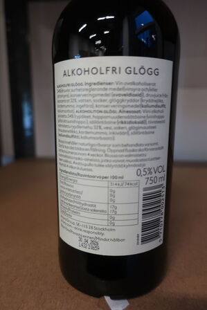 2 fl. gløgg, Blossa, alkoholfri gløgg