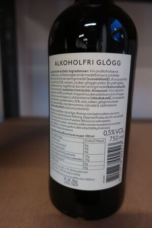 3 fl. gløgg, Blossa, alkoholfri gløgg