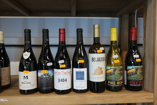 7 fl. blandet vin