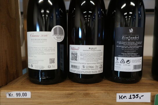 7 fl. blandet vin 