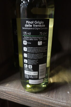 3 fl. hvidvin, Castel Torre, Pinot Grigio delle Venezia 2019