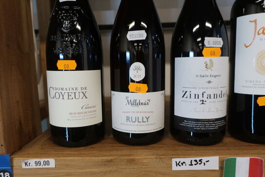 7 fl. blandet vin 