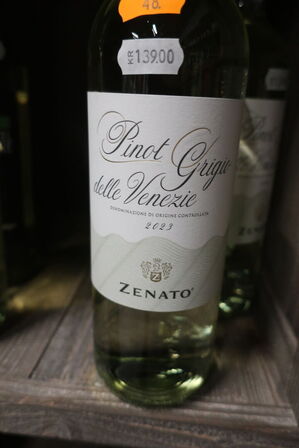 3 fl. hvidvin, Zenato, Pinot Grigio delle Venezia 2023